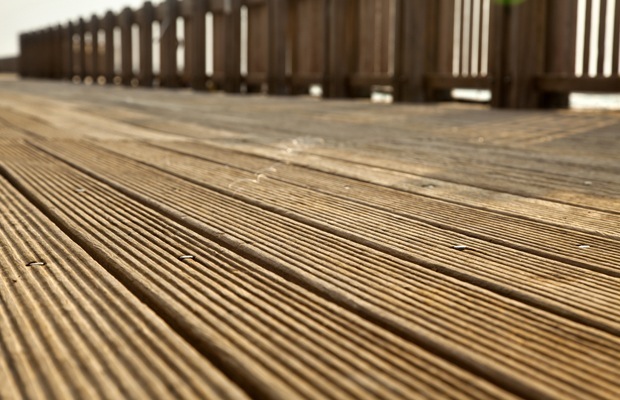 bankirai houten terras Geel